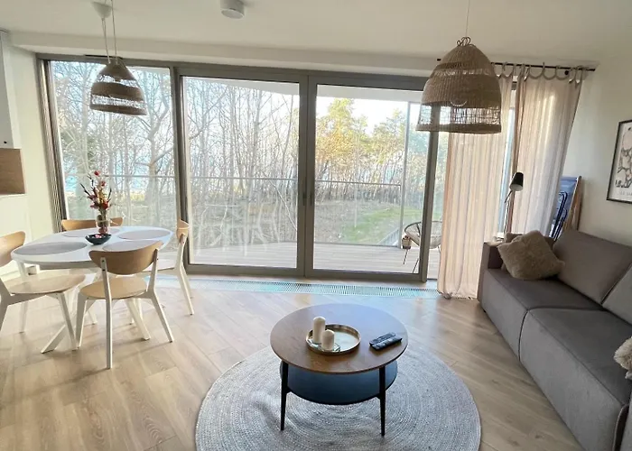 Nowy! Pinea113 Z Aneksem Kuchennym, Przy Plazy, Basen, Sauna, Garaz W Cenie, 100m Od Glownej Promenady Апартаменты